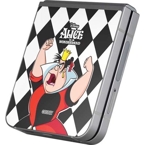 Disney Alice in Wonderland Queen of Hearts Off with their Head! Galaxy Z Flip6 Skin